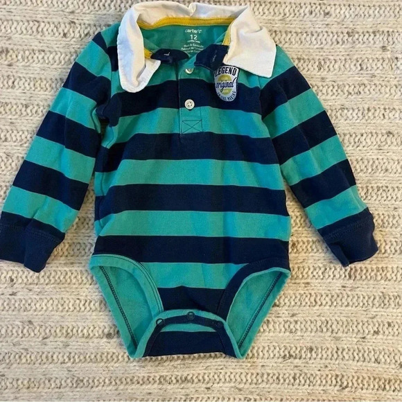 Carter’s 9-12 months polo onesie - Picture 1 of 3